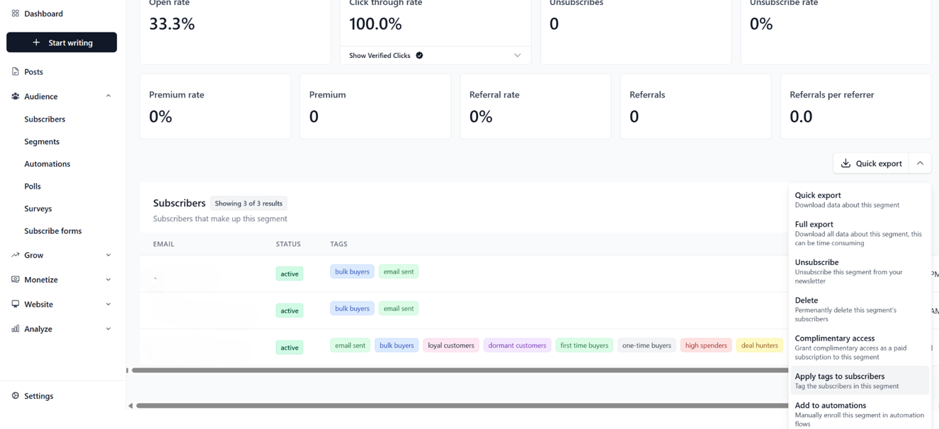 Ambrosia Email Segmentation Agent