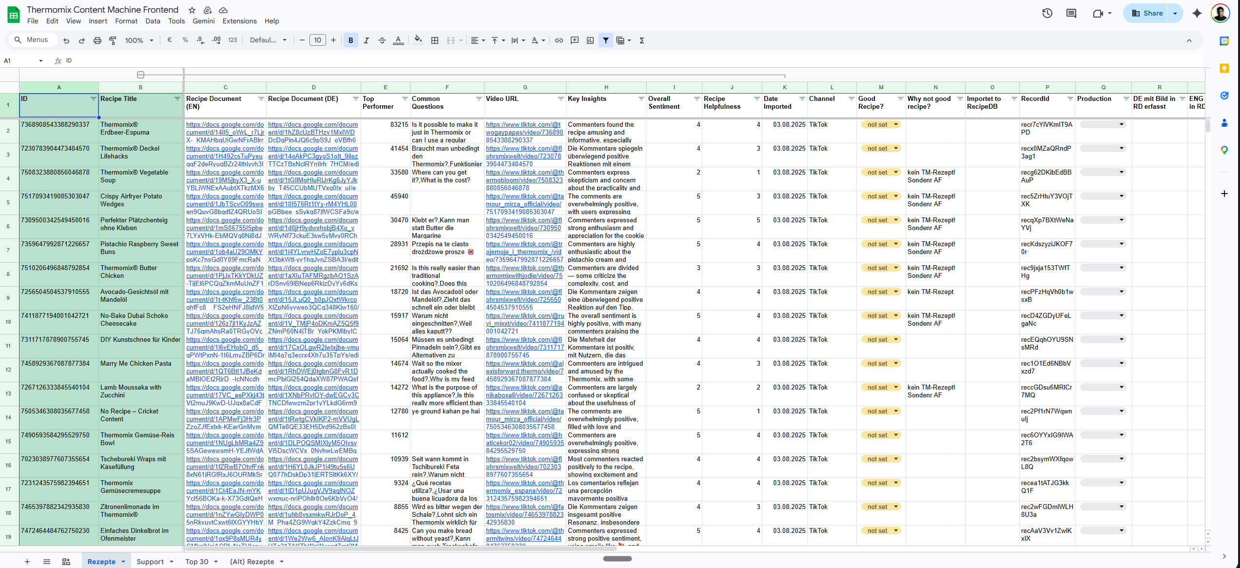 Viral Recipe Discovery Agent