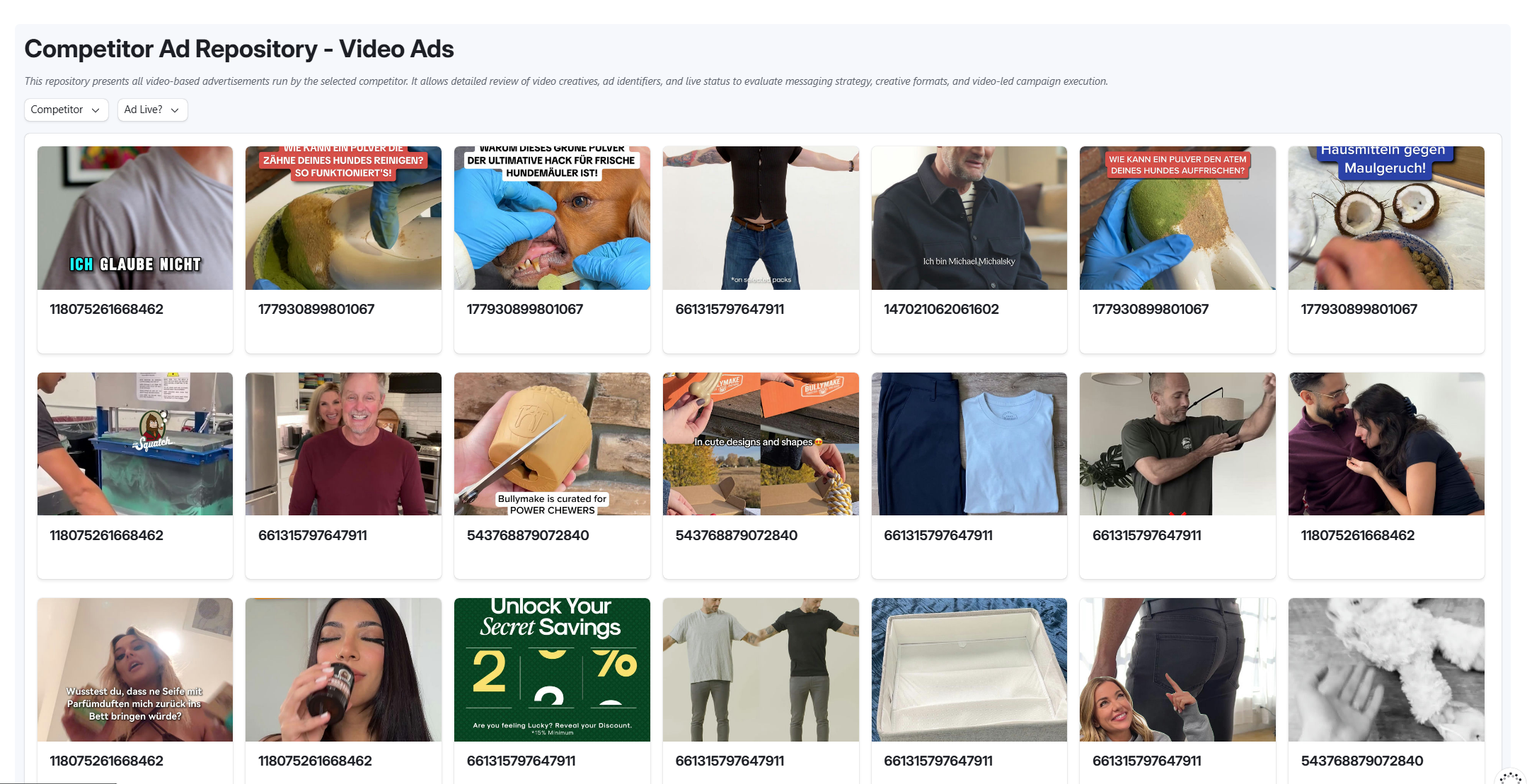 Ad Creative Intelligence Agent
